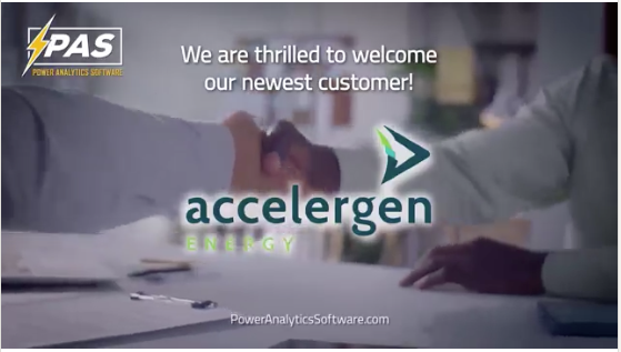 Our new customer, Accelergen Energy, LLC